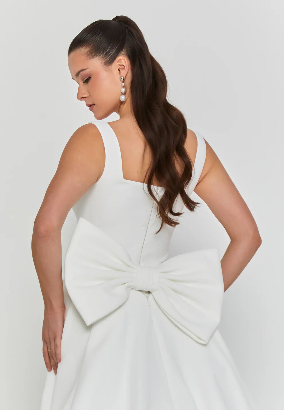 Sleeveless Maxi Viscose Regular Wedding Dress- Wd003