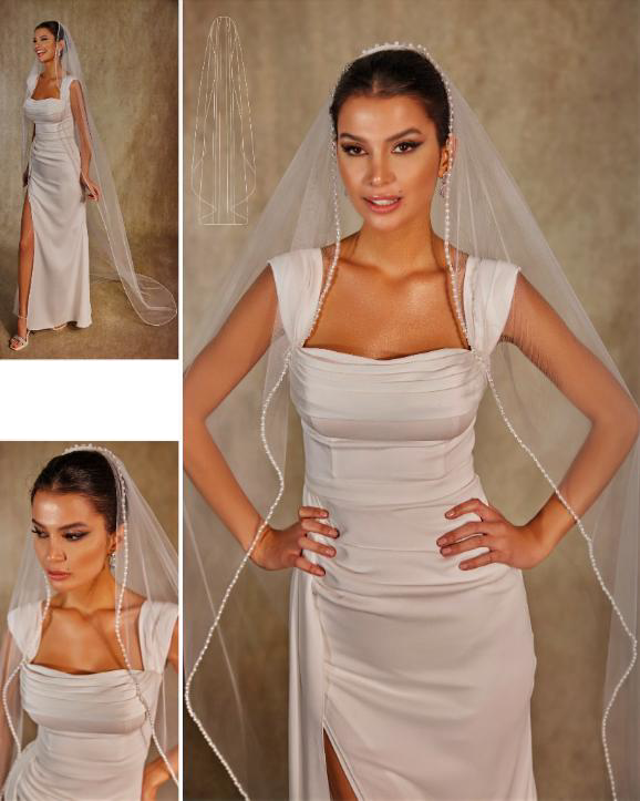 Lace Edge Bridal Veil.33