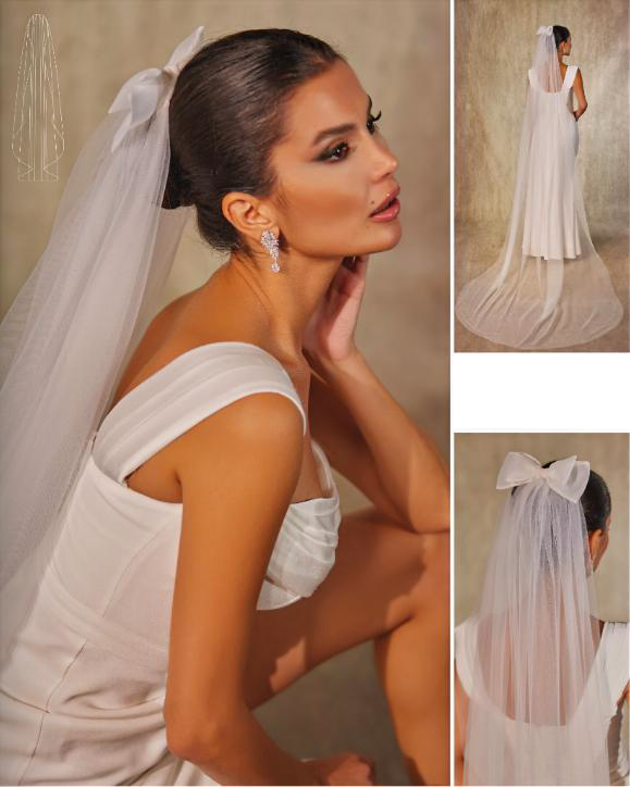 Lace Edge Bridal Veil.36